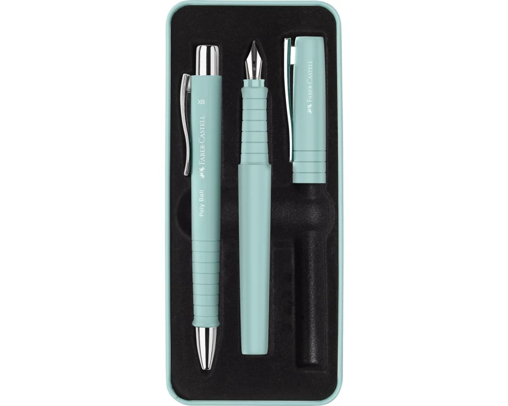 Faber-Castell Geschenkset Poly Ball Caribic Blue