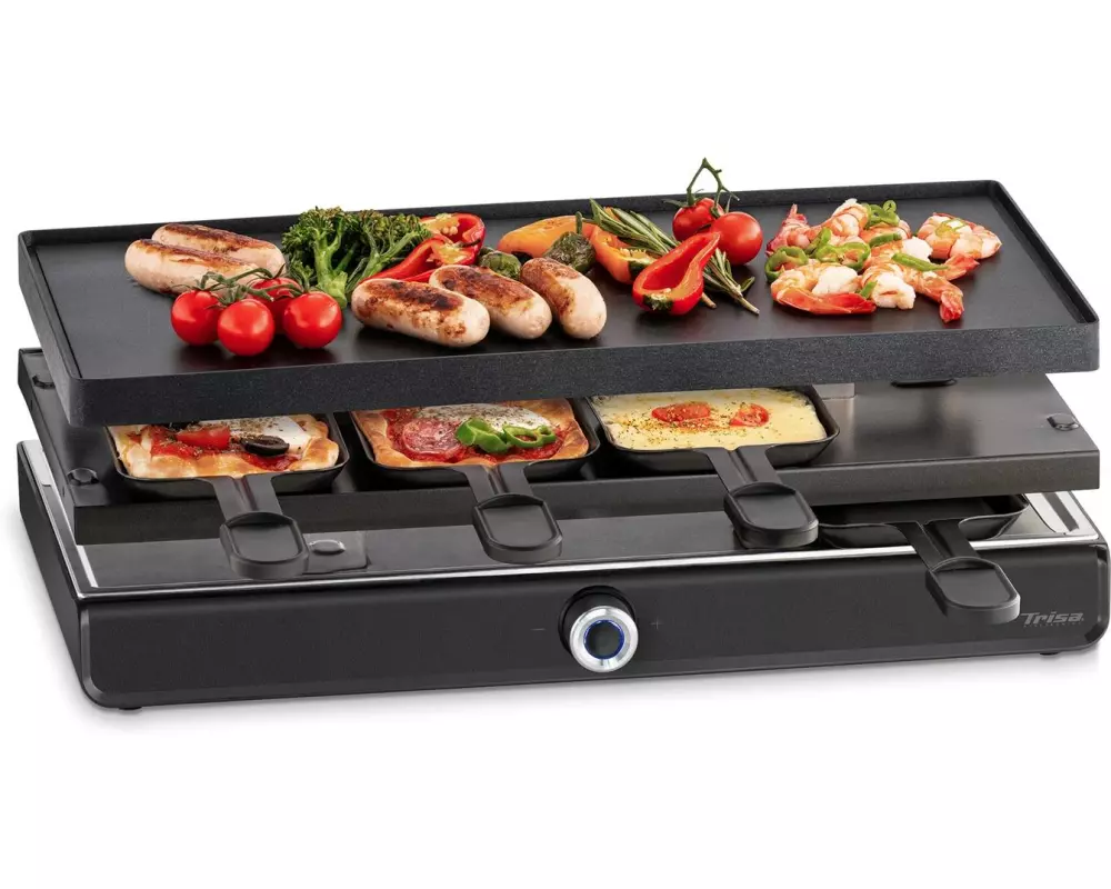 Trisa Racletteofen Pizza per Tutti Schwarz