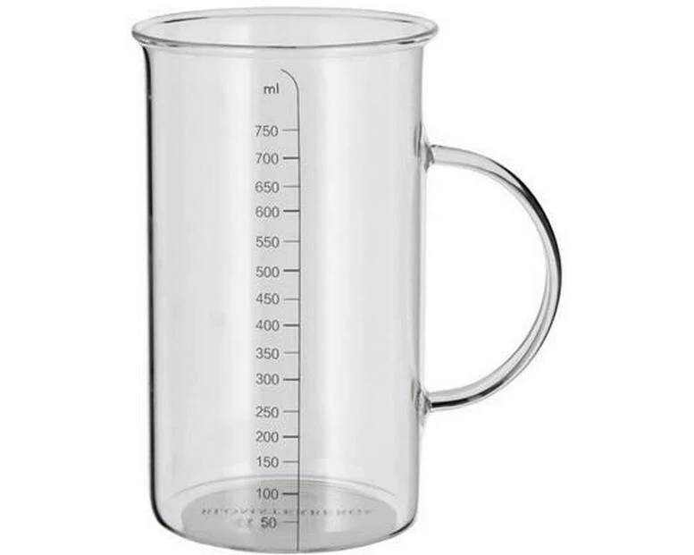 Blomsterberg Messbecher Messbecher Glas, Transparent, 750 ml