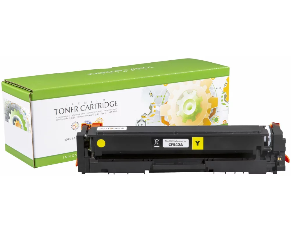 STATIC Toner cartridge compatible with HP CF542A yellow compatible 1.300 pages