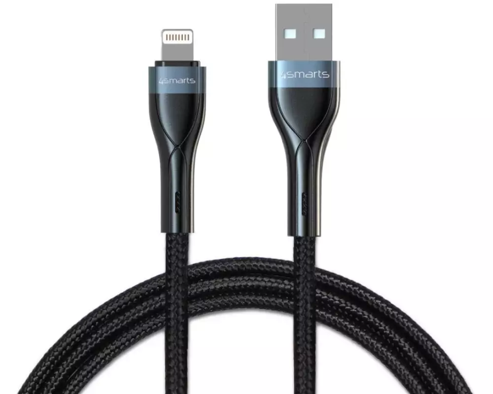 4smarts USB 2.0-Kabel PremiumCord USB A - Lightning 1 m