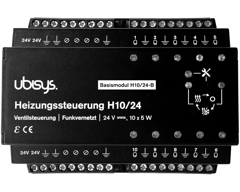 ubisys Heizungssteuerung H10 24 V DC Basismodul ZigBee 3.0