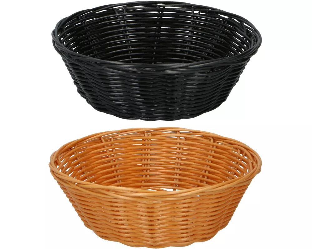 alpina Brotkorb Set 2 Stück, Braun/Schwarz