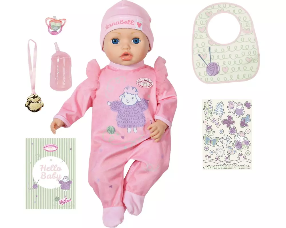 Baby Born Babypuppe Annabell Interaktiv, 43 cm