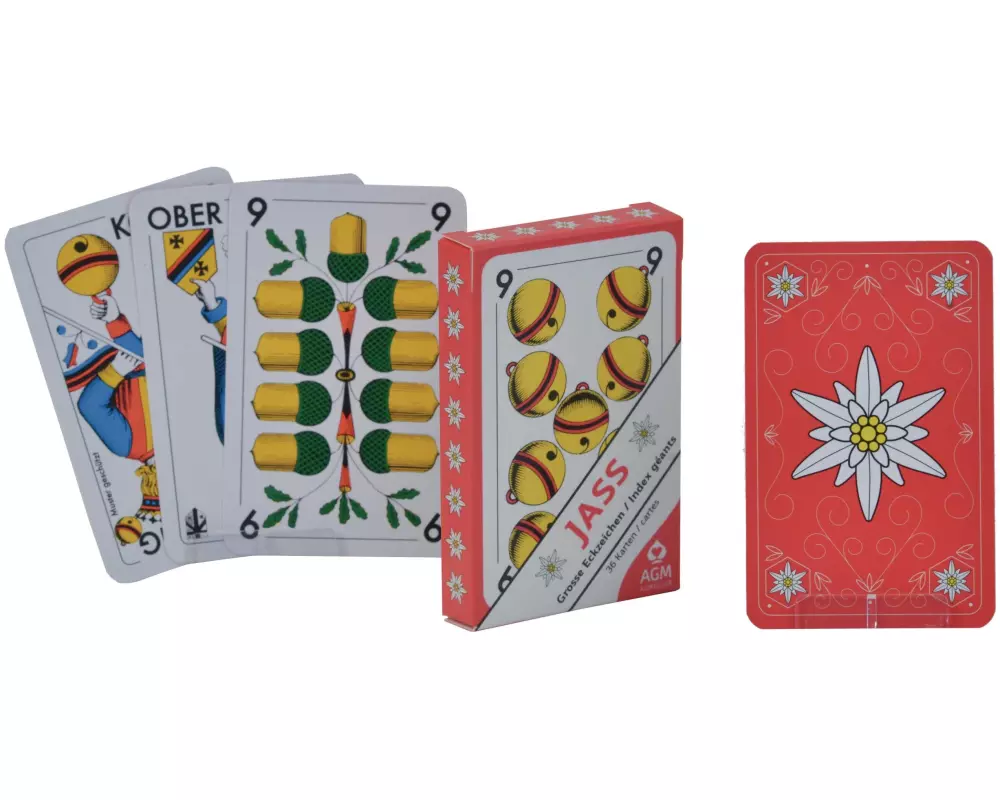 AGM Jass Edelweiss grosse Eckzeichen