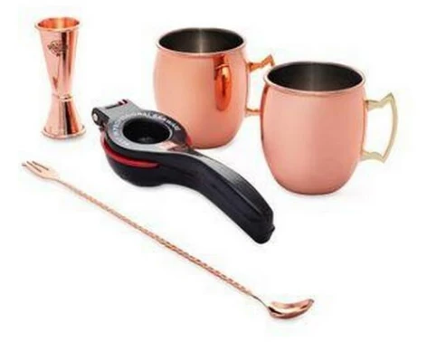 Speakeasy Moscow Mule Mixing Set 1 Stück, Kupfer/Silber
