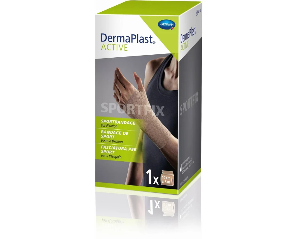 DermaPlast Active Sportbandage beige 10 cm x 5 m