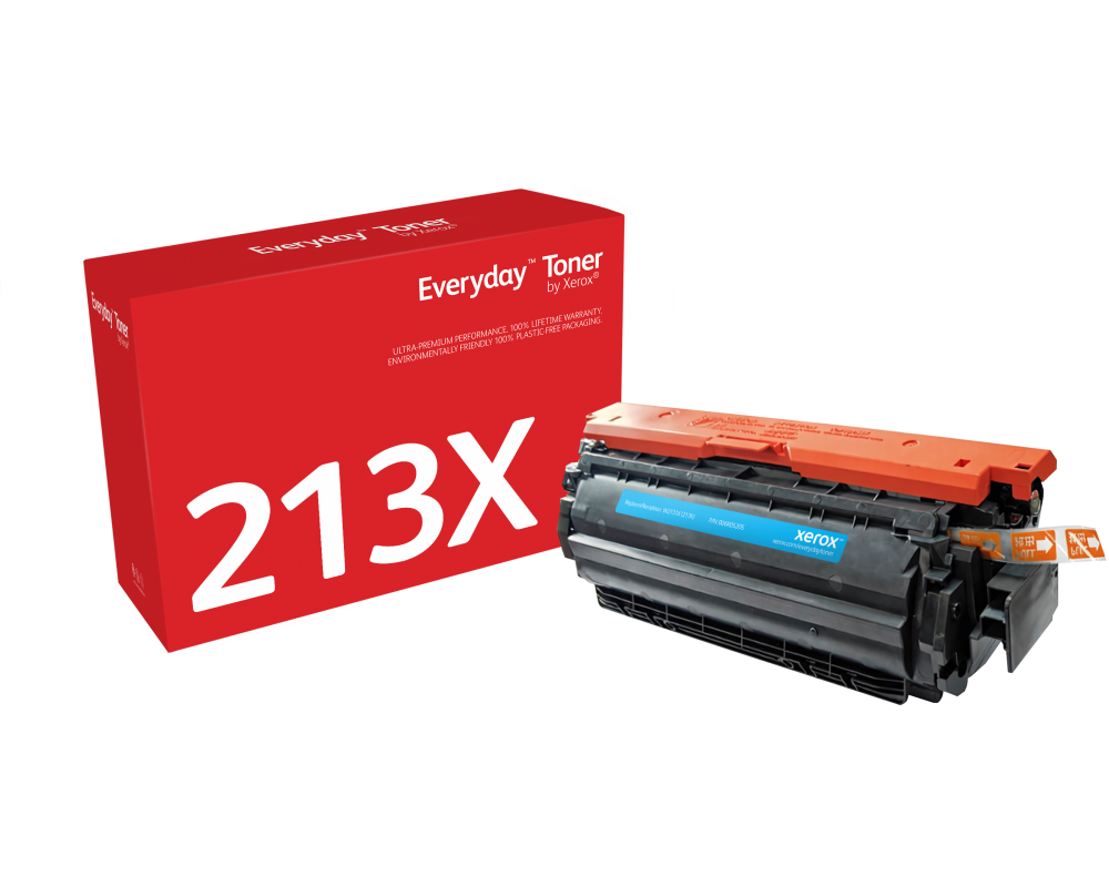 Everyday™ Cyan Tonermodul von Xerox kompatibel mit HP 213X (W2131X), Hohe Kapazität
