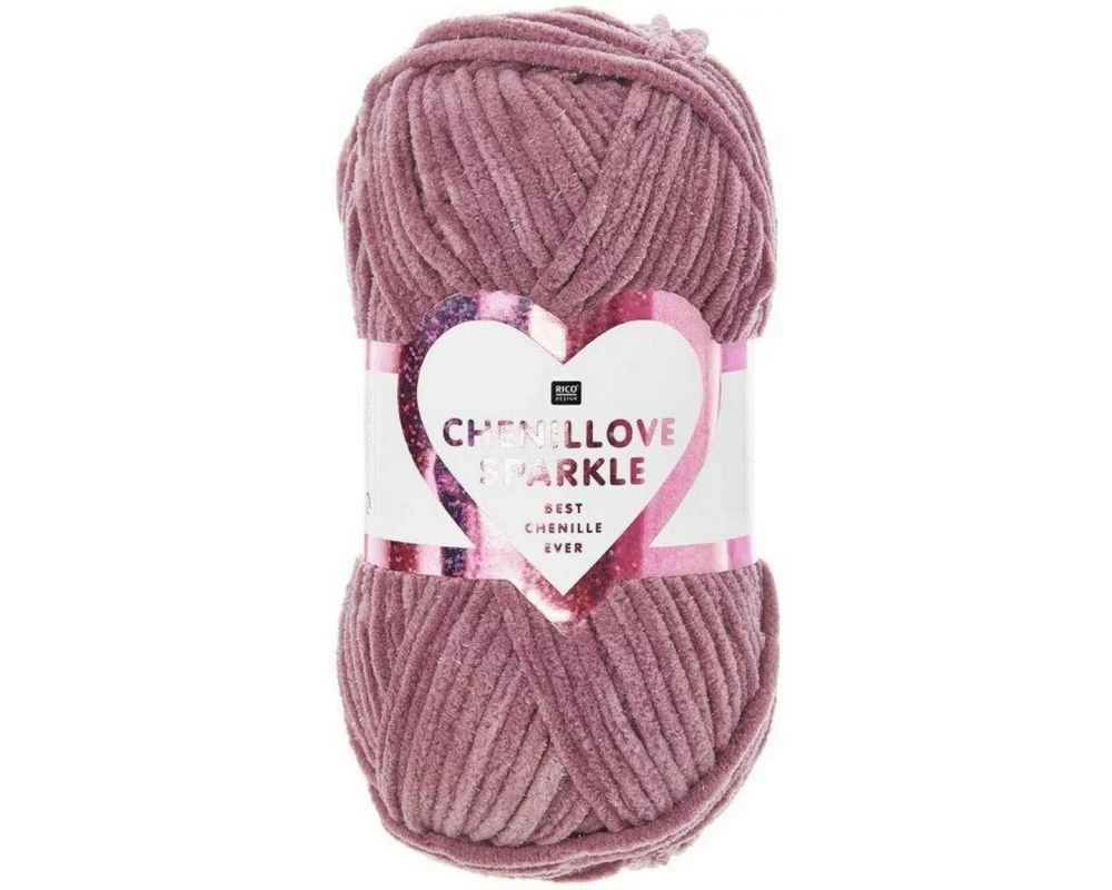 Rico Design Wolle Rico Chenillove Sparkle Beere