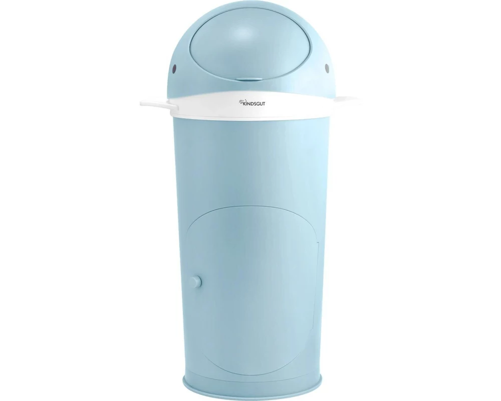Kindsgut Windeleimer Wal Hellblau