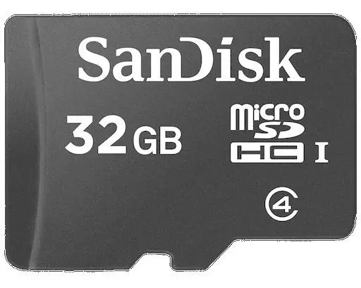 SanDisk microSDHC-Karte Class 4 32 GB
