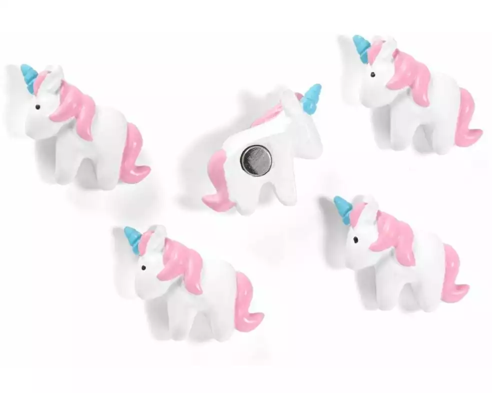Trendform Haftmagnet Unicorn Pink/Weiss, 5 Stück