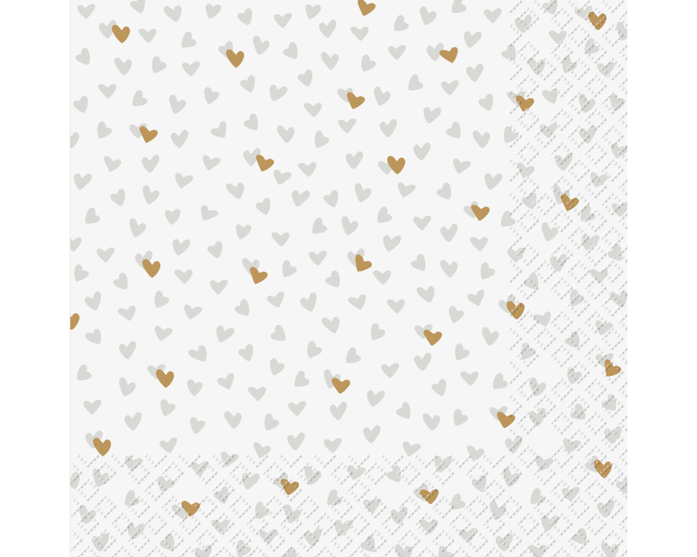 STEWO Serviette Lovelyn 33x33cm 2572650566 grau hell 20 Stück