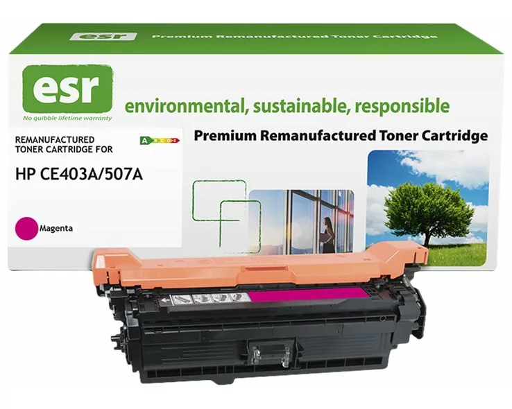 ESR Toner cartridge compatible with HP CE403A magenta remanufactured 6.000 pages