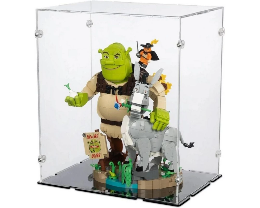 iDisplayit Acryl-Display für LEGO 72423 Shrek Esel Kater