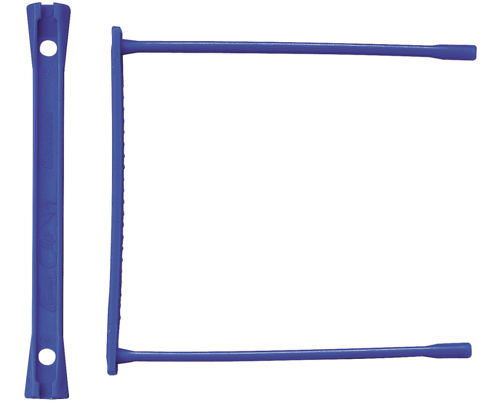 DUFCO Heftverschluss 51007 E-Clip blau 20 Stk.