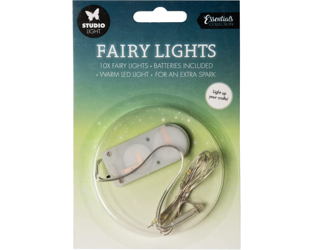 SIZZIX Lichterkette 15x10x1cm LED01 warm weiss 10 LED