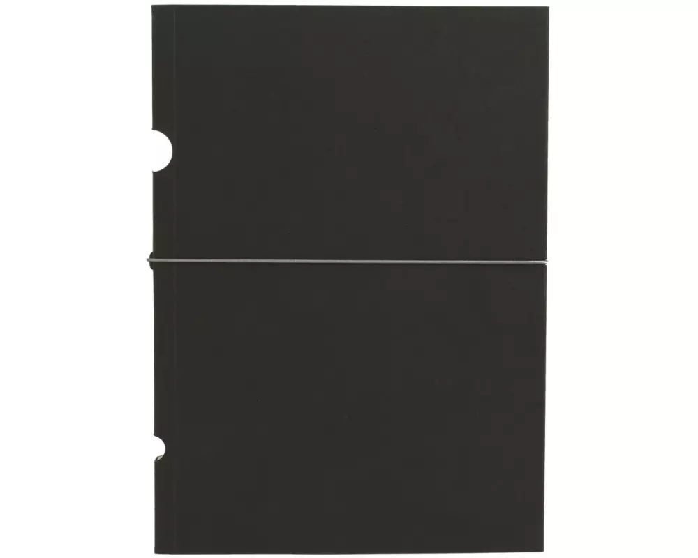 PaperOh Notizbuch Buco B6, Liniert, Schwarz