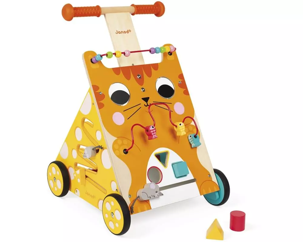 Janod Lauflernwagen Katze Multi-Activity