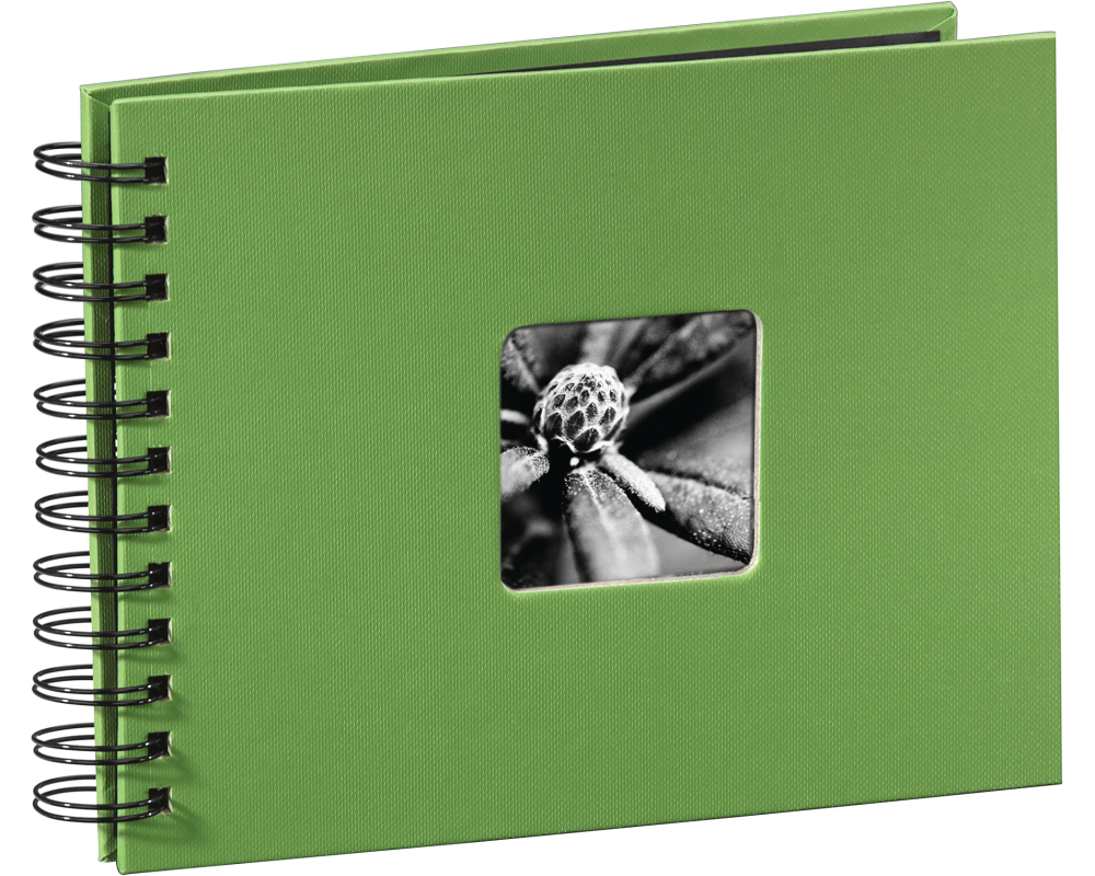 HAMA Spiralalbum Fine Art 94880 240x170mm, apfelgrün 25 Blatt