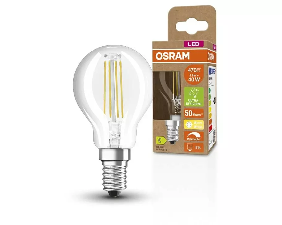 OSRAM Lampe LED superstar+ classic P Warmweiss (WW)