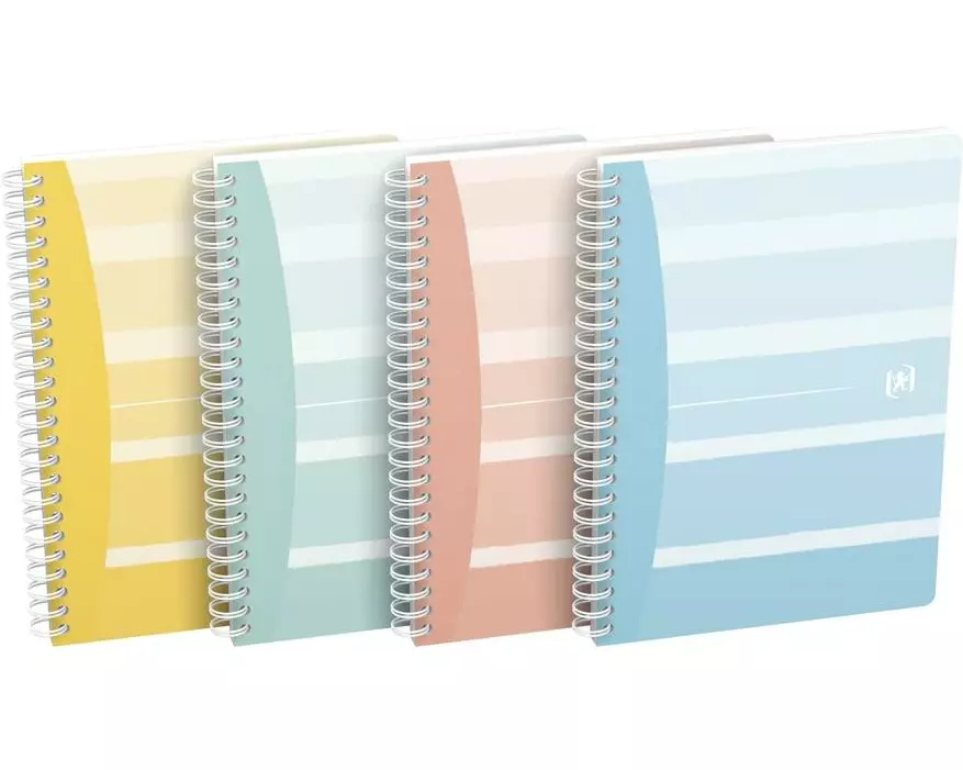 Oxford Notizheft A5, liniert, assortiert