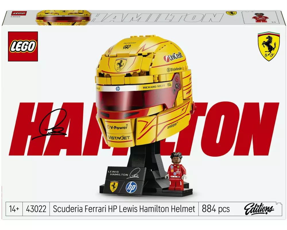 LEGO Editions Scuderia Ferrari HP Lewis Hamilton Helm 43022