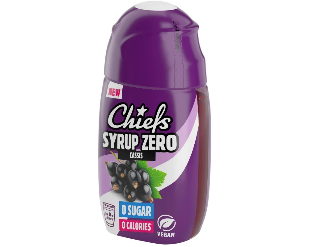 Chiefs Syrup Zero Cassis, 65 ml
