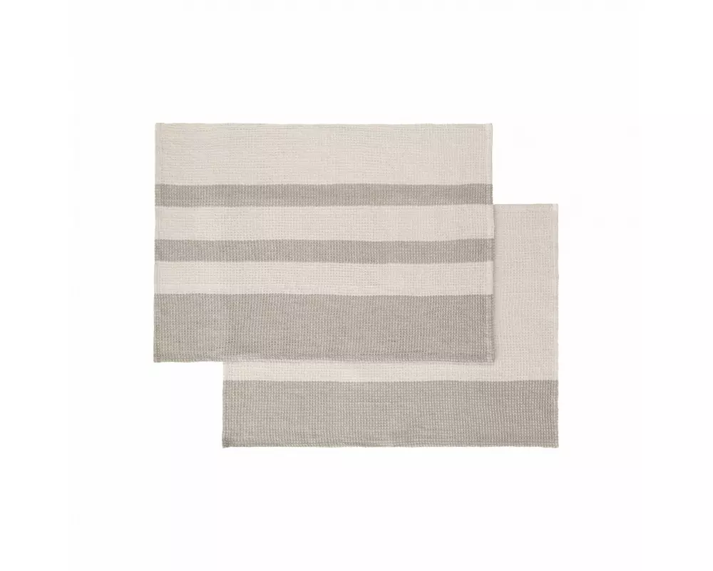Blomus Geschirrtuch-Set Gano 2 Stück, Grau