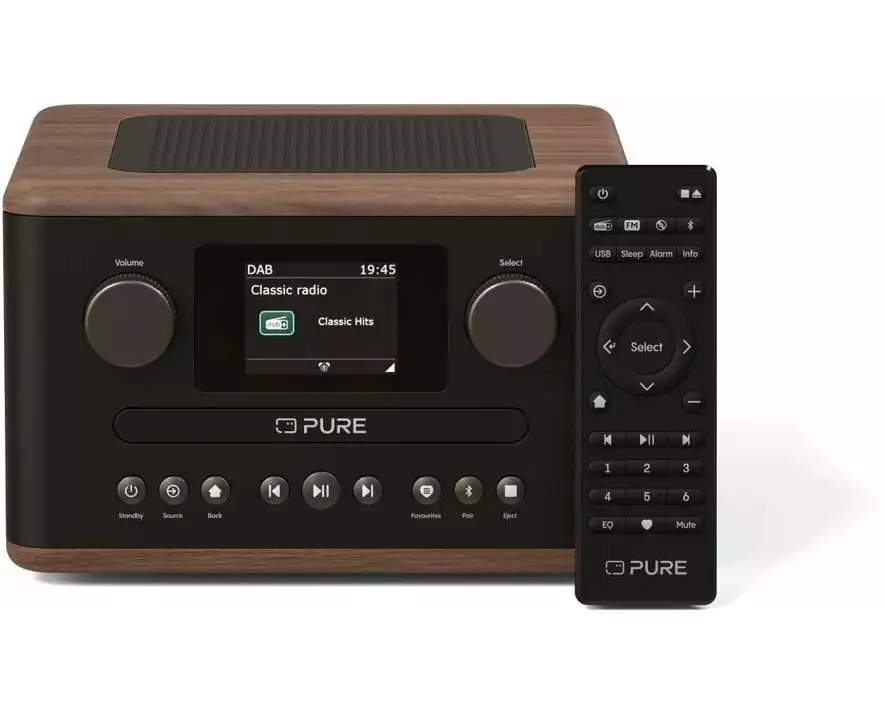 Pure DAB+ Radio Classic C-D4 Schwarz