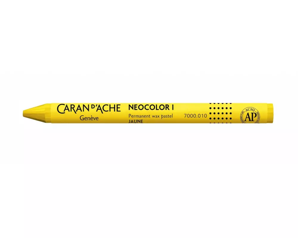 Caran d'Ache Wachsmalstifte Neocolor 1 wasserfest Gelb