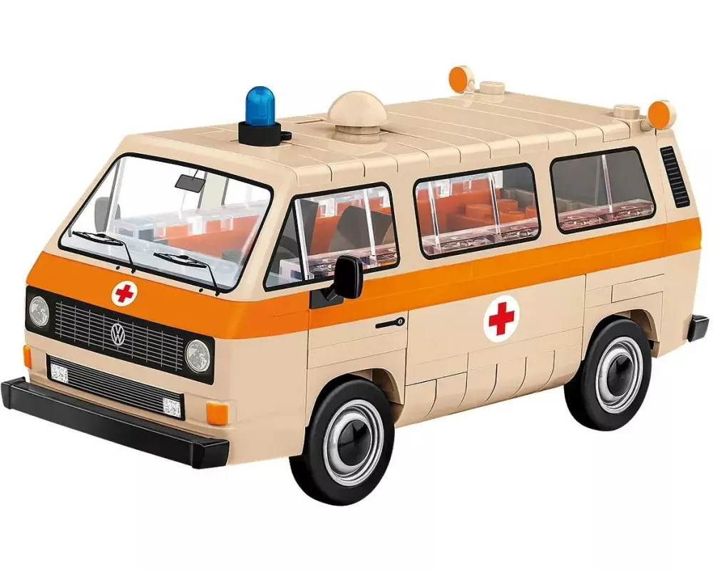 COBI Bausteinmodell Volkswagen T3 Krankenwagen 1:35