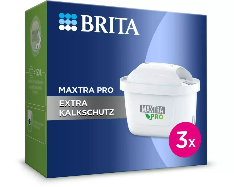 BRITA Wasserfilter Kartuschen Maxtra Pro Extra Kalkschutz Pack 3