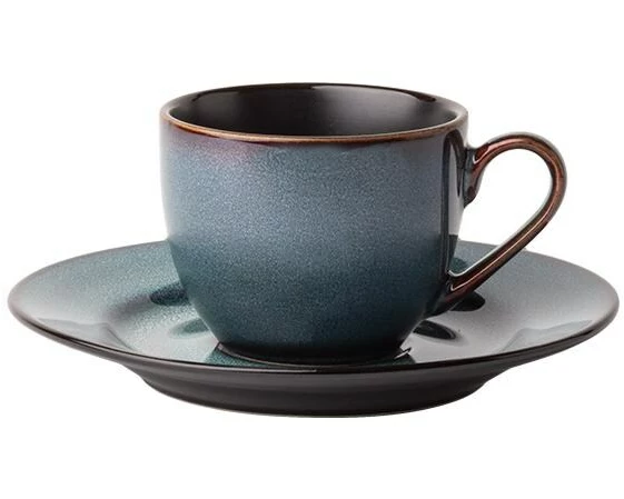 Lunasol Espressotasse Elements Night Sky 8-tlg. Blau