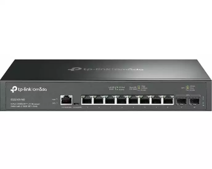 TP-Link Switch Omada L2+ 8 x 2.5G Ports + 2 x 10G SG3210X-M2 10 Port