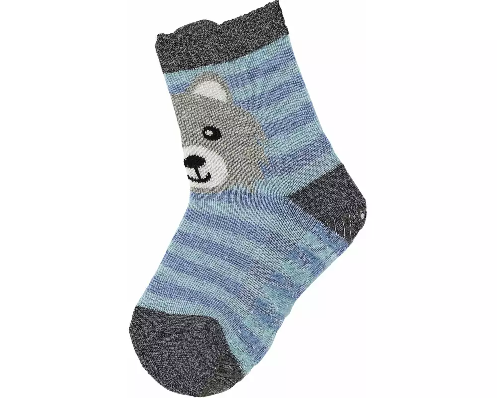 Sterntaler Antirutsch-Socken Wolf Anthrazit Melange Gr. 28