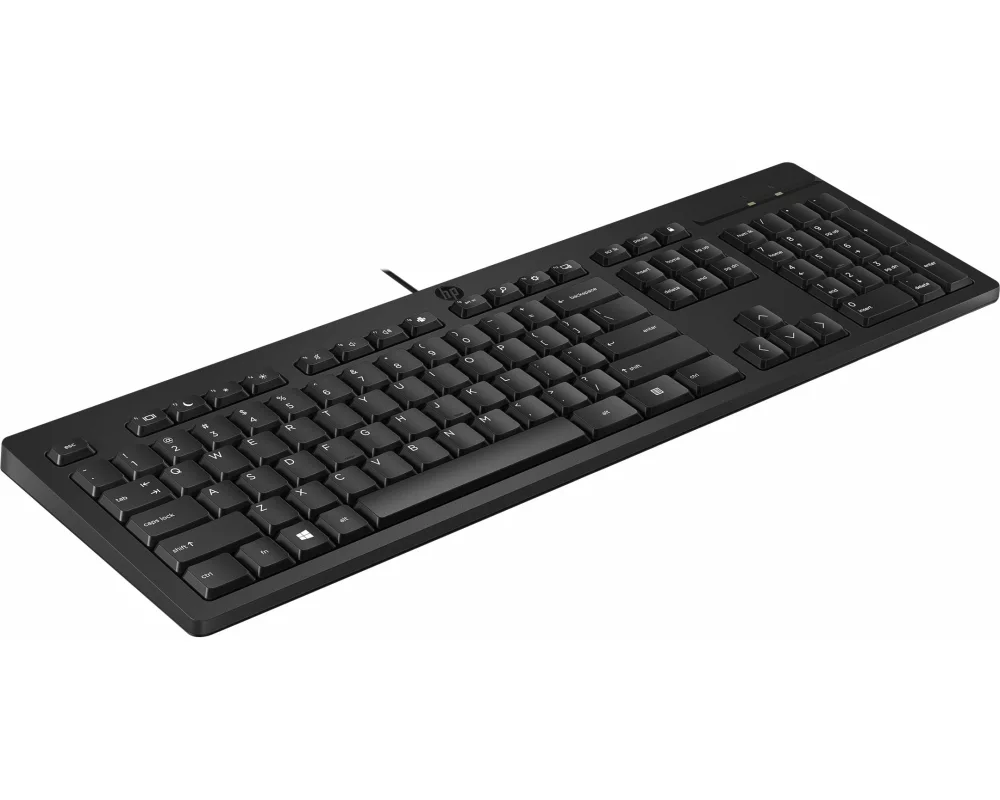 HP 125, USB Wired Keyboard, Bulk Qty 12
