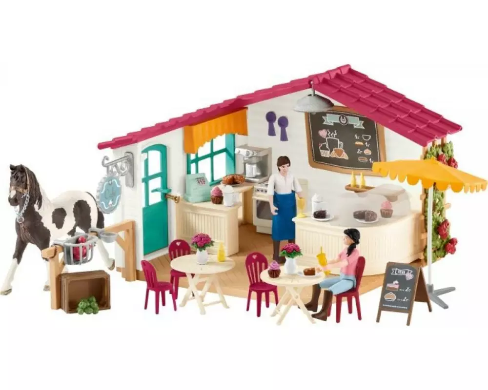 Schleich Spielfigurenset Horse Club Reiter-Café
