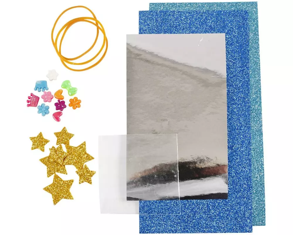 Creativ Company Bastelset Mini WC-Papier-Rollen-Kaleidoskop 7-teilig