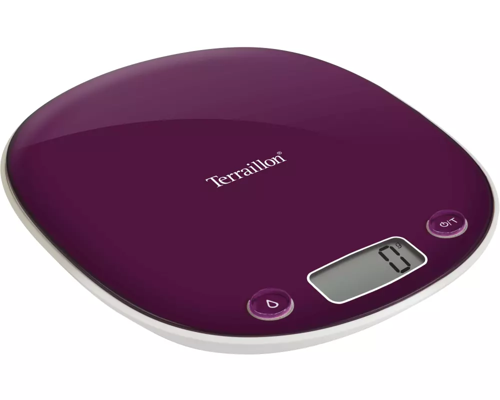 Terraillon Küchenwaage Macaron Prune Violett