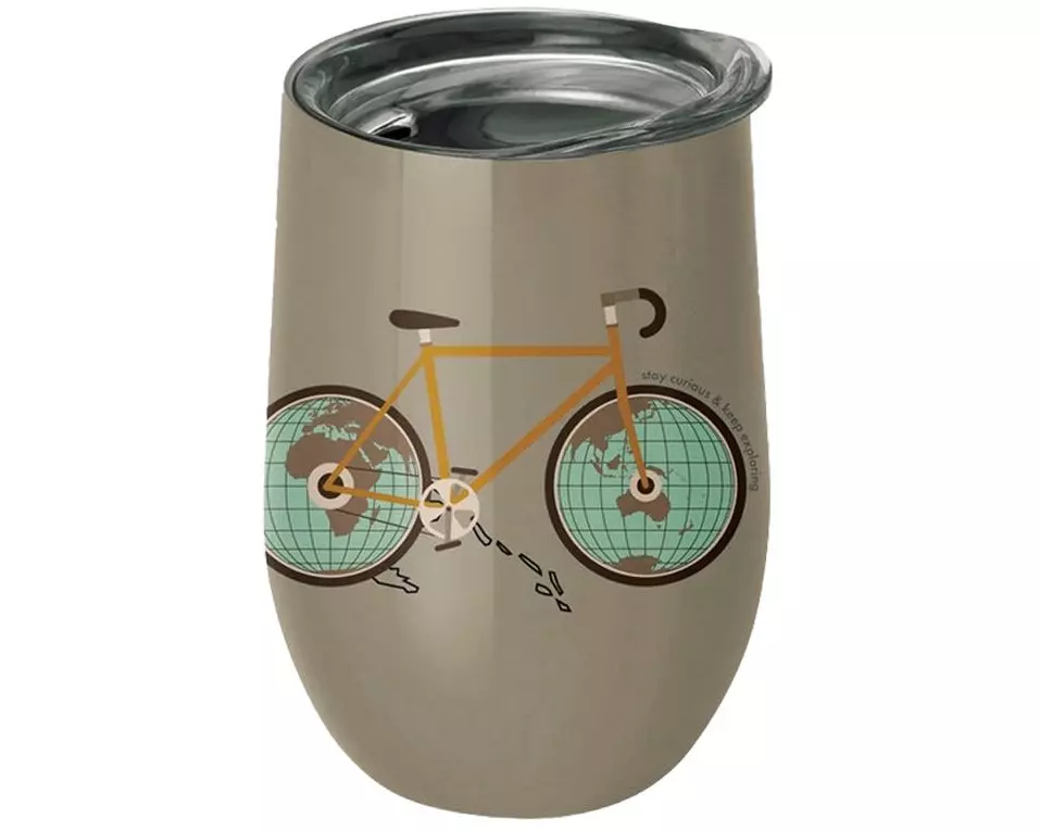 BioLoco Thermobecher Office-World traveller 420 ml, Braun