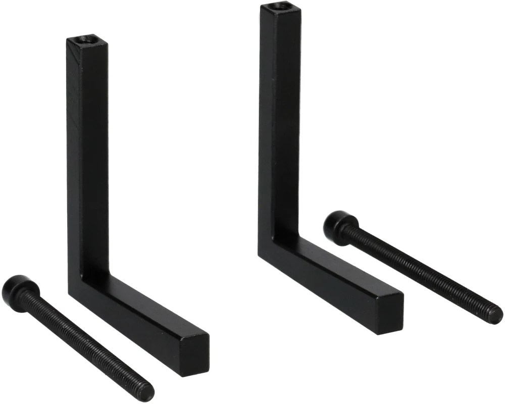 Max Hauri Wandhalter Befestigungsset Supra für 5-30 mm Alu / Schwarz