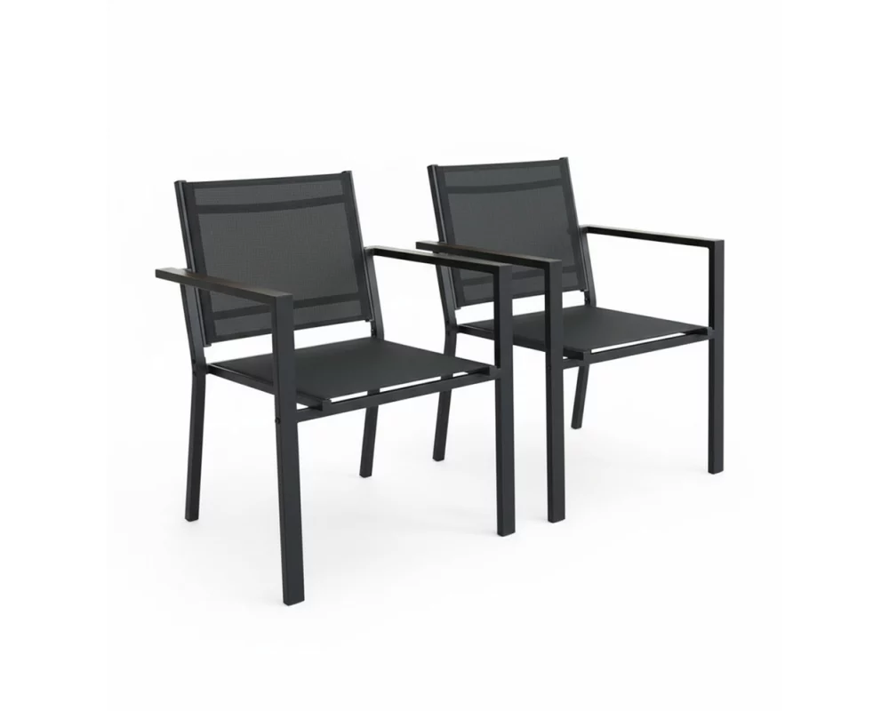 CONTINI Gartenstuhl BIONTO (2er-Set) 57x60x82cm