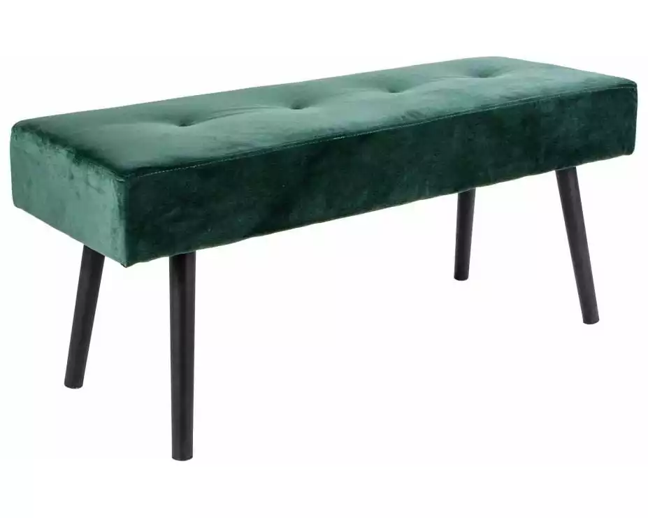 House Nordic Sitzbank Skiby 100 x 44 cm, Grün/Schwarz