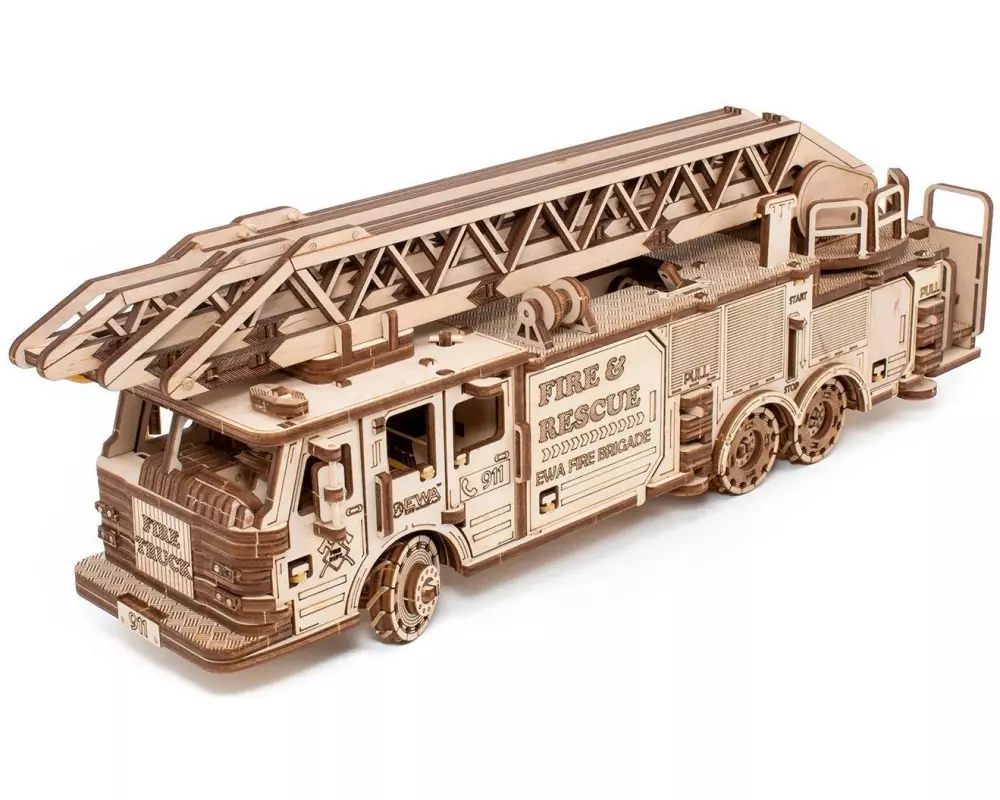 Eco-Wood-Art Bausatz Feuerwehrauto