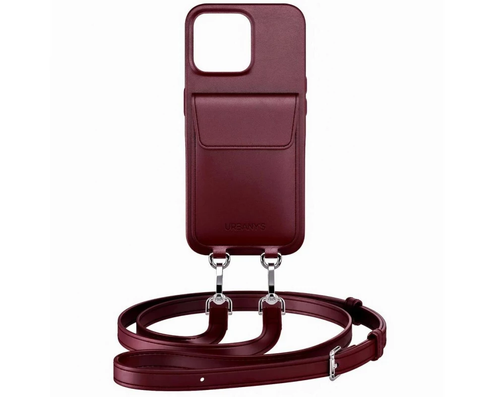 Urbany's Necklace Case Handykette+ RED WINE iPhone Air
