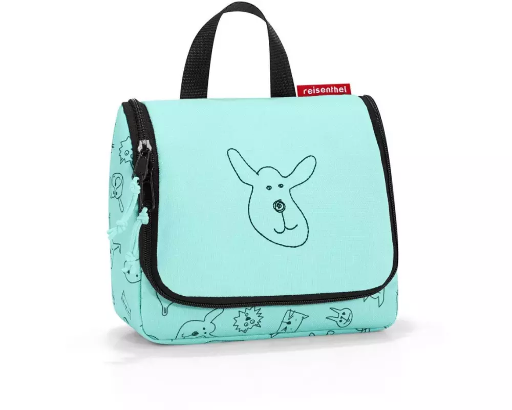 Reisenthel Necessaire Toiletbag S Kids Cats and Dogs Mint