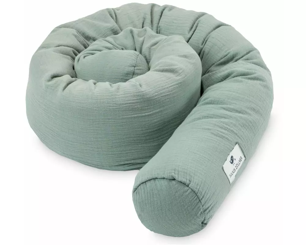 Julius Zöllner Nestschlange Musselin Grün 180 cm