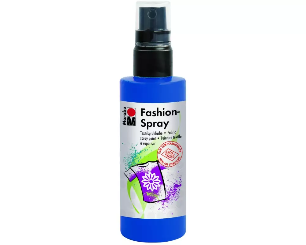 Marabu Textilfarbe Fashion Spray 100 ml, Blau