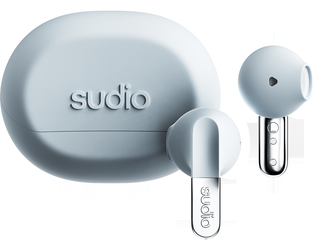 SUDIO Wireless Earbuds N3BLU N3, Blue